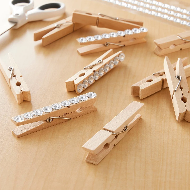 12 Packs: 48 ct. (576 total) Large Clothespins by Recollections™ Craft It