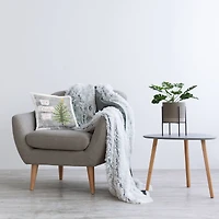 Stupell Industries Oh Christmas Tree Winter Snowflakes Throw Pillow