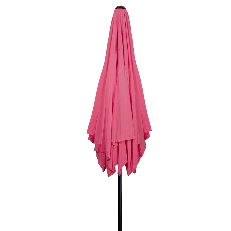 8.85ft. Outdoor Patio Lotus Umbrella