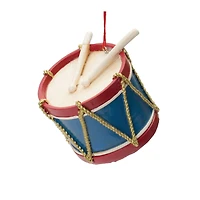 Toy Drum & Top Spinner Ornament Set