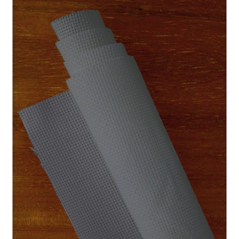 Essentials by Leisure Arts Dark Gray 14 Count Aida Cloth, 30" x 36"