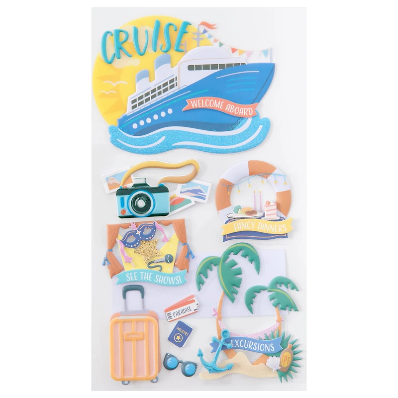 Cruise Dimensional Stickers by Recollections™