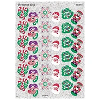 Trend Enterprises® Christmas Joys Sparkle STICKERS®, 12 Packs of 72