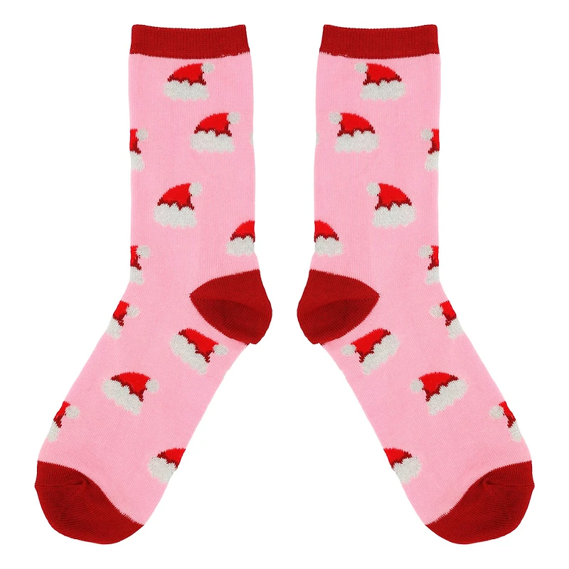 Santa Hat Crew Socks by Celebrate It™