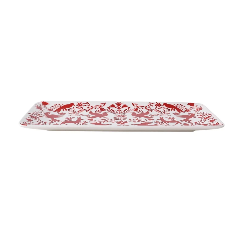 14" x 7" Red Ceramic Plate by Ashland®
