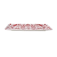 14" x 7" Red Ceramic Plate by Ashland®