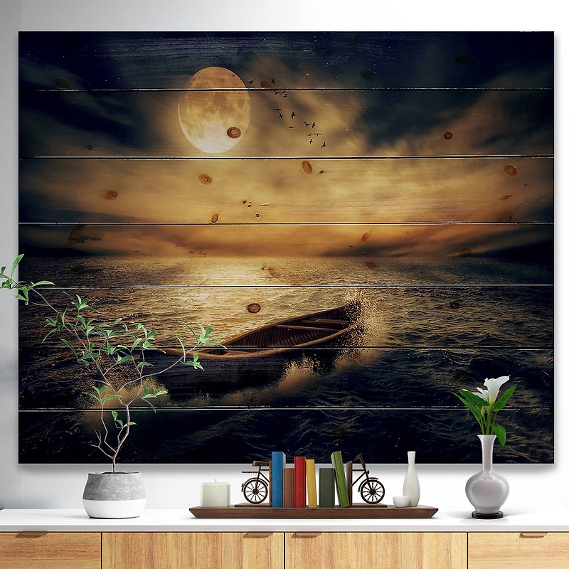 Designart - Middle of Ocean after Storm