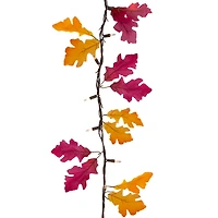 8.75ft. Fall Harvest Leaves 35ct. Mini Light Garland Set