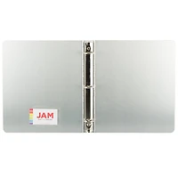 JAM Paper 2" x 3.5" Clear Self-Adhesive Business Card Holders