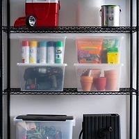 IRIS® 24.5qt. Snap Top Plastic Storage Boxes, 6ct.