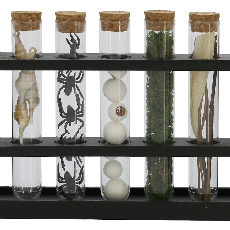 9" Witch's Brew Test Tubes with Stand Tabletop Décor by Ashland®