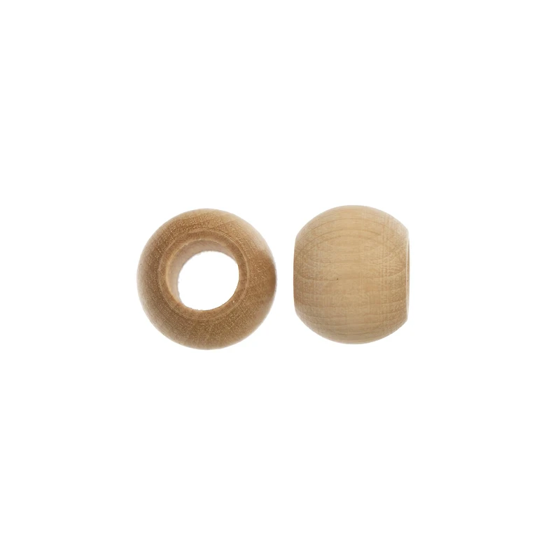 20mm Round Wood Beads