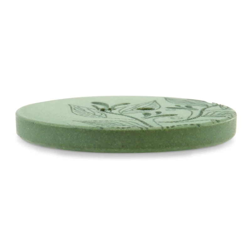 Dritz® 28mm Recycled Hemp Round Floral Button