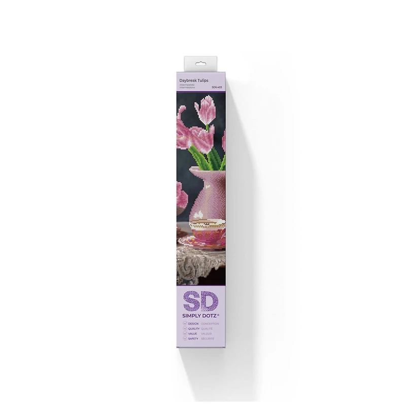 Simply Dotz® Intermediate Daybreak Tulips Diamond Painting Kit