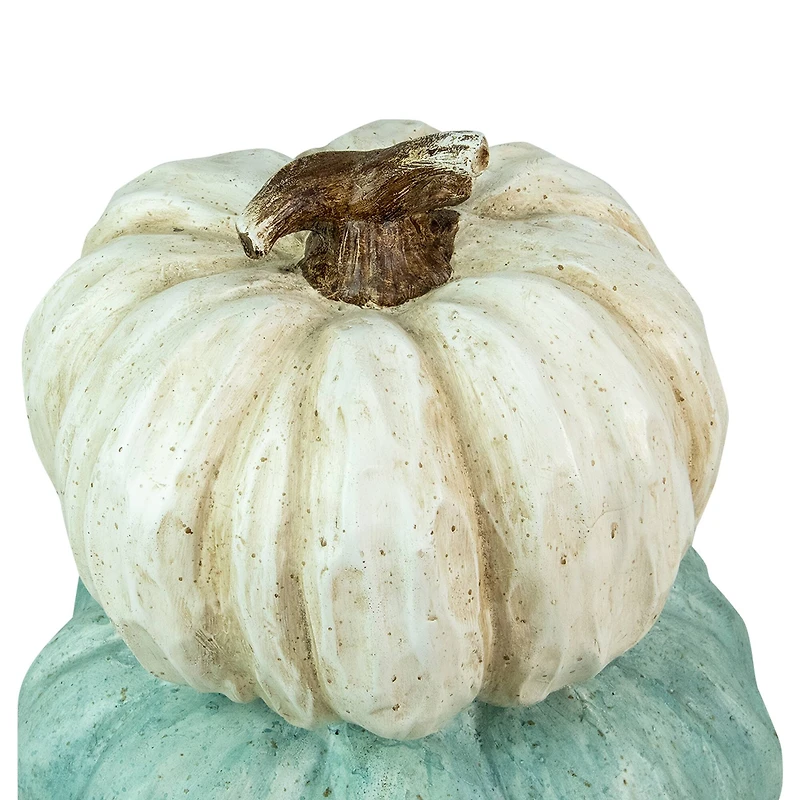 22" Triple Stacked Pumpkins Thanksgiving Tabletop Décor
