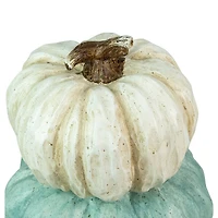 22" Triple Stacked Pumpkins Thanksgiving Tabletop Décor