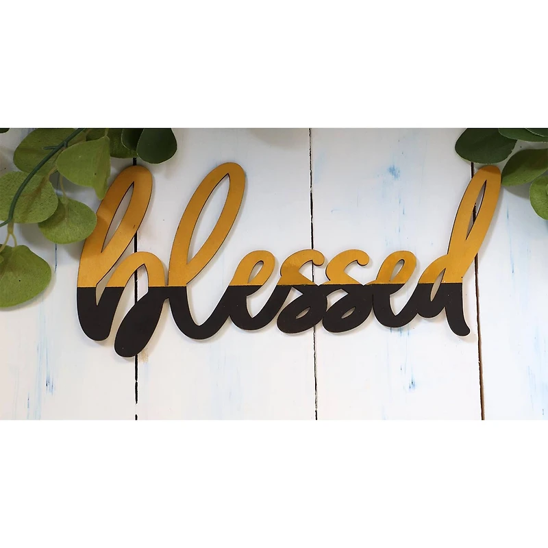 Leisure Arts® 12.75" Wood Blessed Word