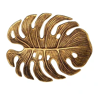 Hello Honey® 6.5" Antique Monstera Leaf Tabletop Accent