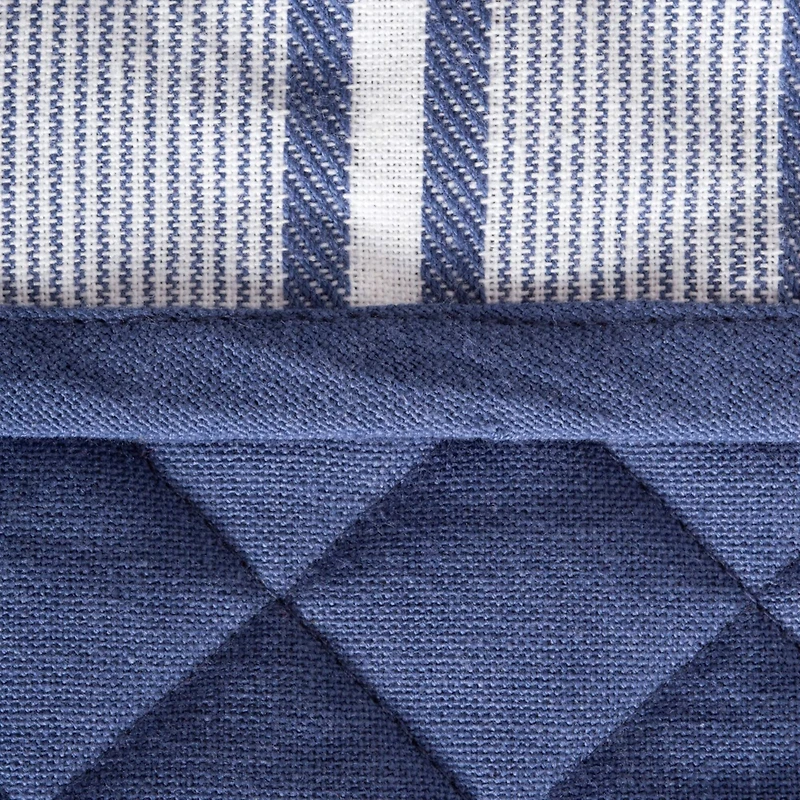 DII® French Blue Stripe Double Oven Mitt