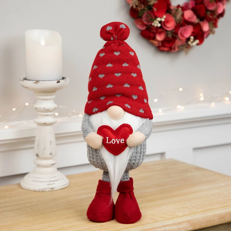 13.5" Plush Valentine's Day Love Gnome