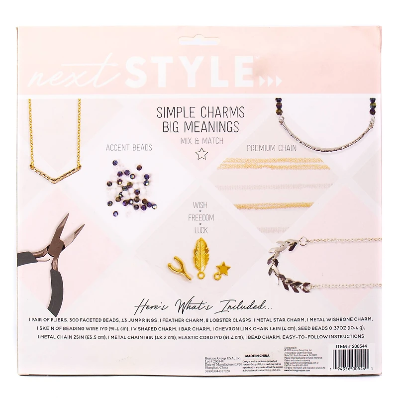 Next Style™ DIY Charm & Chain Jewelry