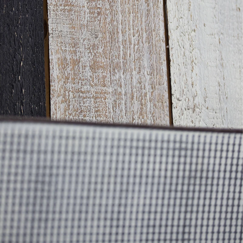 Wood & Metal Hanging Magazine Rack