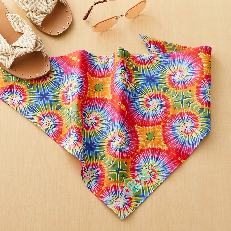 Tie-Dye Swirl Cotton Bandana by Make Market®
