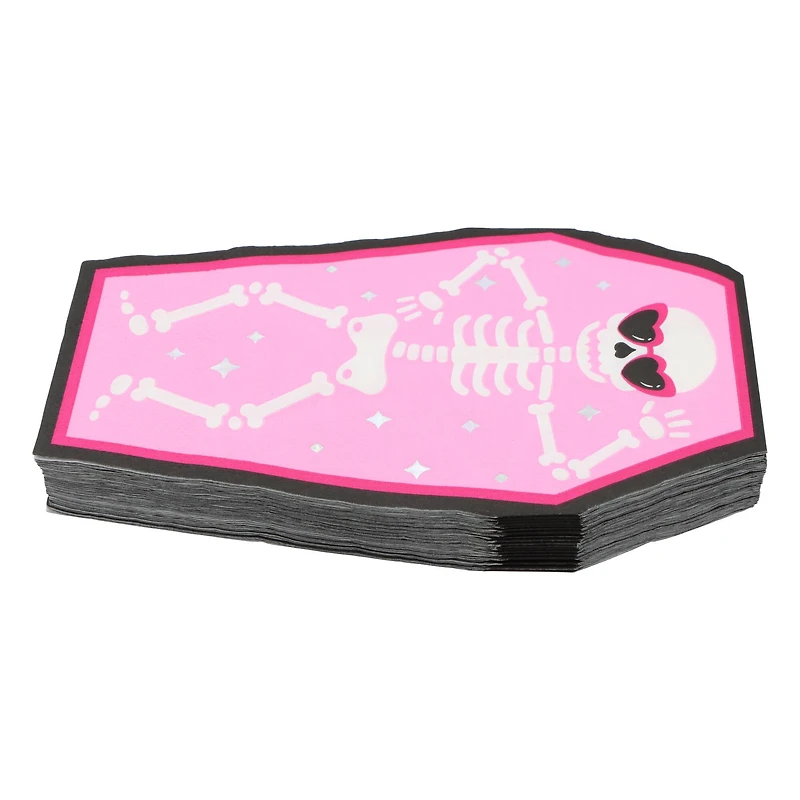 Skeleton in Coffin Foil Guest Napkins, 20ct. by Celebrate It™