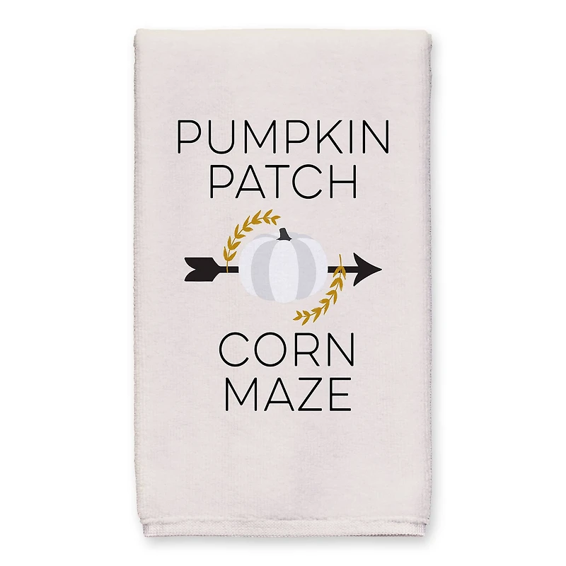 Pumpkin Patch Corn Maze Tea Towel Set