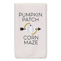 Pumpkin Patch Corn Maze Tea Towel Set
