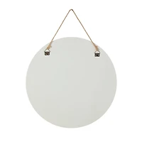 Glitzhome® 11.75" Easter Bunny Round Wall or Door Hanger