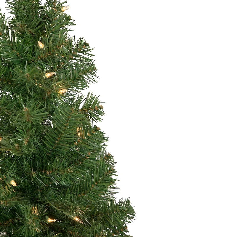 3ft. Pre-Lit Oakridge Noble Fir Artificial Christmas Tree, Clear Lights