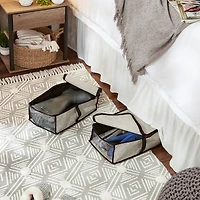 DII® Damask Under-The-Bed Shoes Soft Storage Set, 2ct.