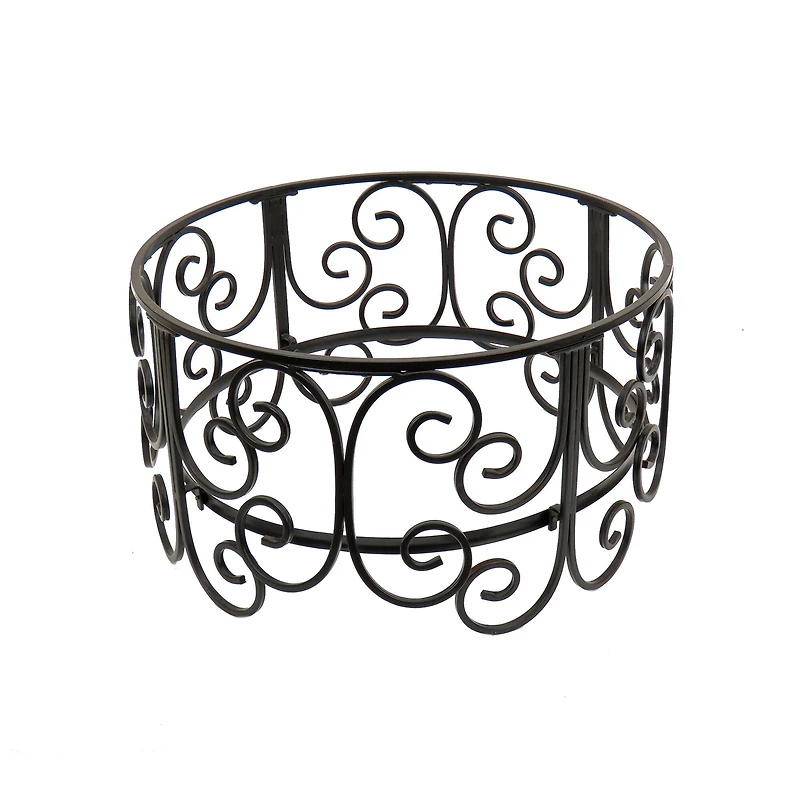 30" Deep Bowl Copper Fire Pit with Stand & Screen