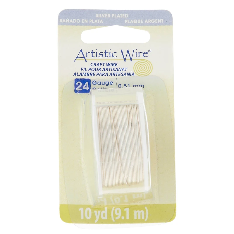 Artistic Wire®, Silver 24 Gauge