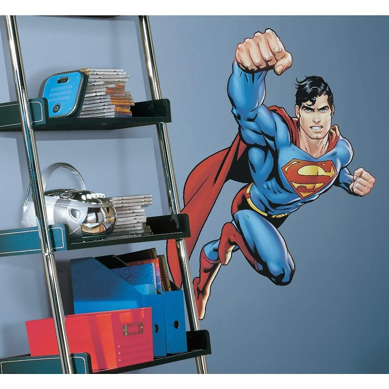 RoomMates Superman Day Of Doom Peel & Stick Giant Wall Decal