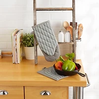 Gray Stripe Chef Kitchen Set