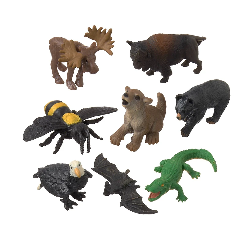 10 Pack: Safari Ltd® Good Luck Minis® Wild America Fun Pack