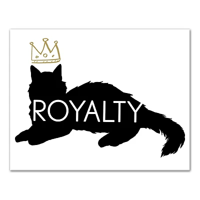 Royalty Cat Canvas Wall Art