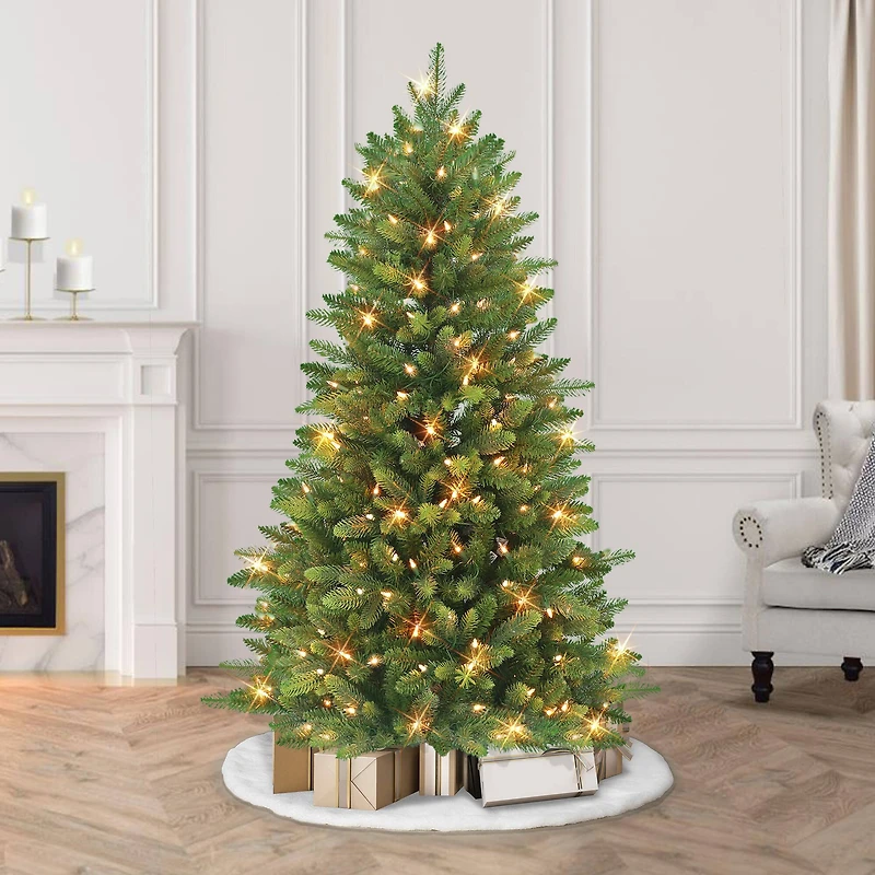 4.5ft. Pre-Lit Westford Spruce Artificial Christmas Tree, Clear Lights