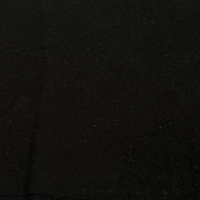 Feldman Black Solid Cotton Flannel