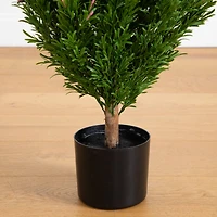 5ft. Potted UV Resistant Rosemary Cone Topiary Tree