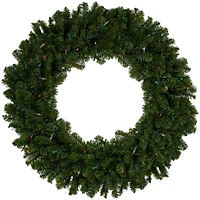 36" Pre-Lit Artificial Christmas Canadian Pine Wreath