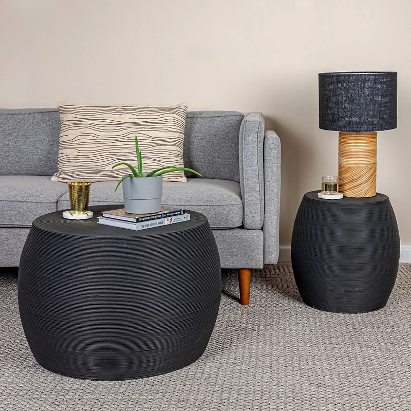 Hello Honey® Small Rattan Round Accent Table