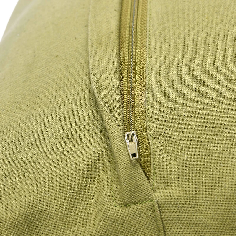 Hello Honey® 20" Square Quilted Velvet Pillow Cover with Channel Stitch