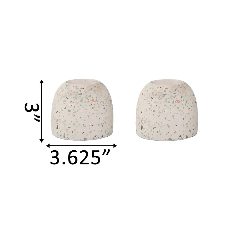 Flora Bunda 3.5" Terrazzo Vase Set