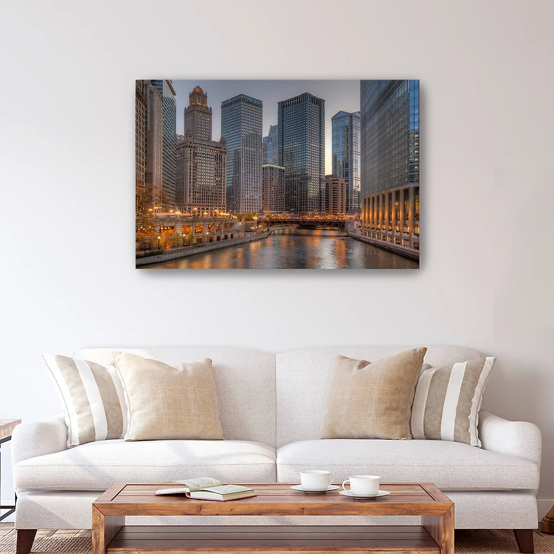 Lumaprints Peaceful Chicago Giclée Canvas