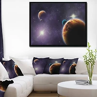Designart - Planets in Deep Dark Space