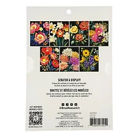Brea Reese™ 6" x 8" Spring Florals Scratch Art Paper Pad