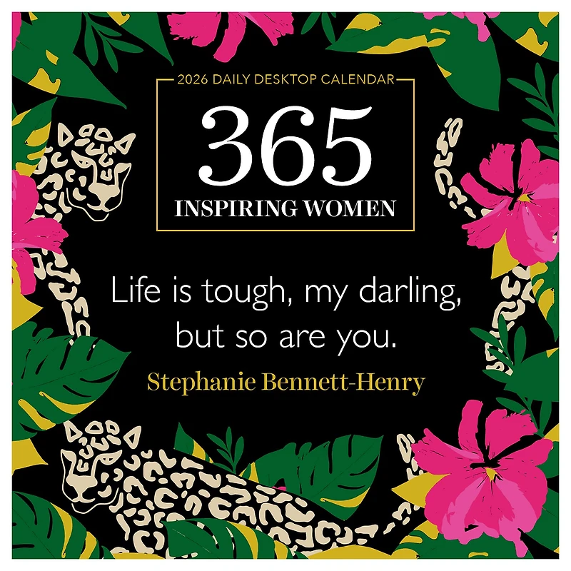 2026 365 Inspiring Women Daily Desktop Calendar